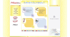 Desktop Screenshot of kristalybolt.evallalkozo.hu